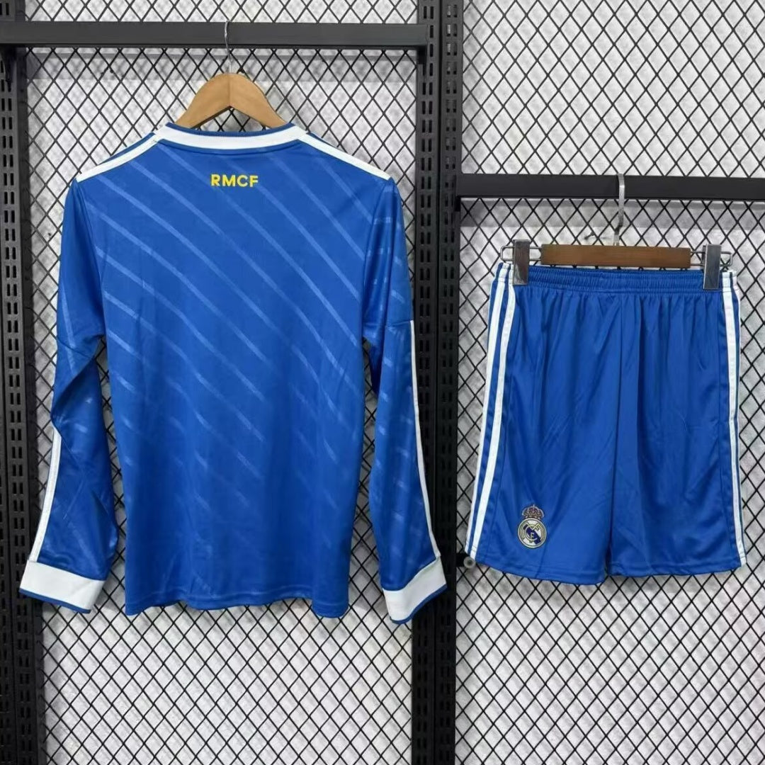 Ensemble 25/26 Real Madrid Third Adult Manches Longues